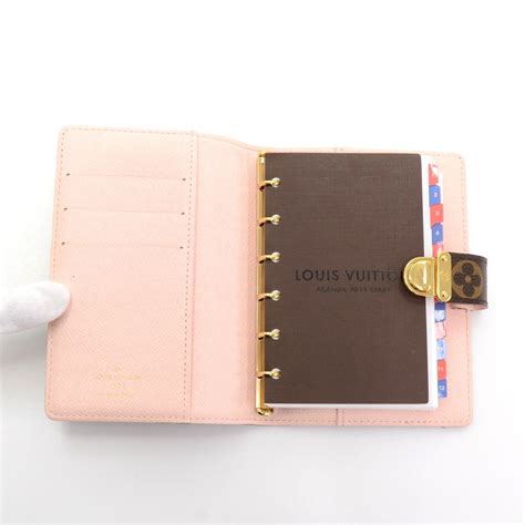 LOUIS VUITTON Monogram Koala Agenda PM Pink.